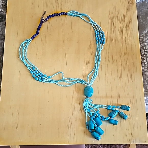 Aquamarine stone necklace - Picture 1 of 1